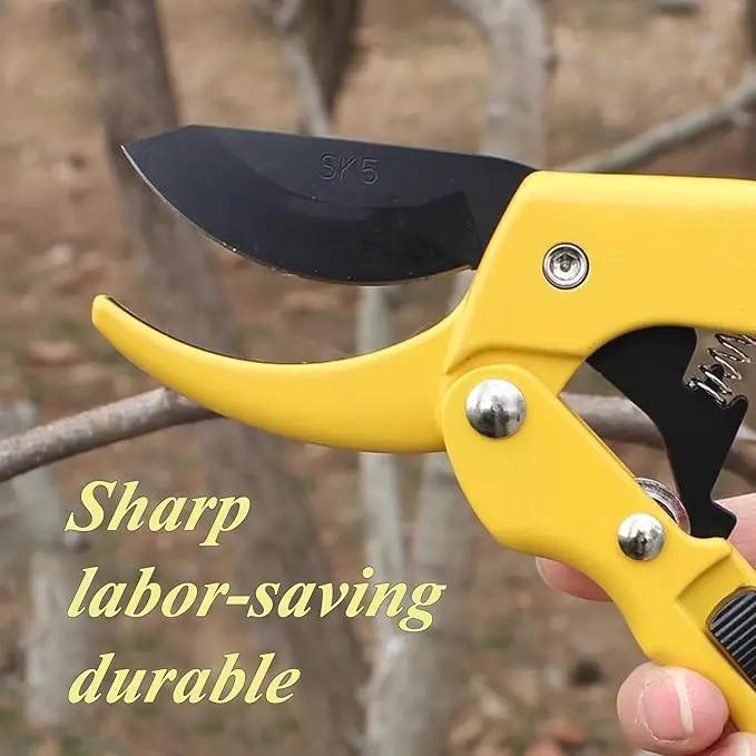 Garden clippers, premium Germany pruners, Work 3 times easier, professional pruning shears, cutting rose, flower, hedge, stem, tree, Sharp gardening scissors, Arthritis weak hand snips (Japanese, 1) by GreenHaven Gardens