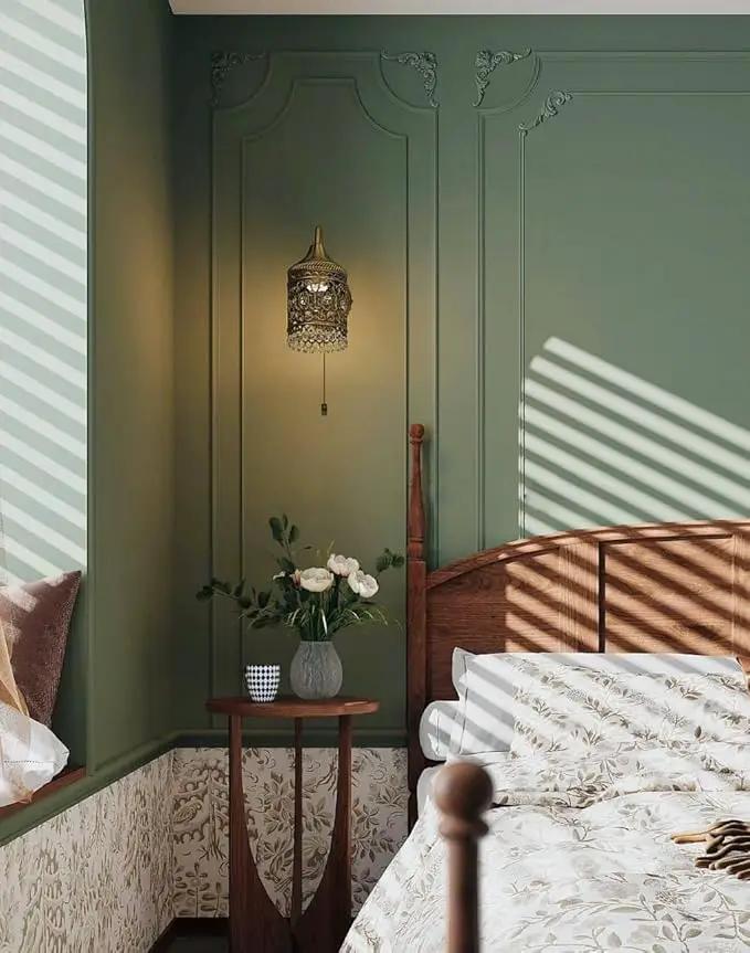 Dimoon 78.7''x17.7'' Green Peel and Stick Wallpaper Contact Paper Modern Self Adhesive Wall Paper Removable Renter Friendly Textured Solid Color Shelf Cabinet Vinyl Roll (78.7''x17.7'',Dark Green) by GreenHaven Gardens