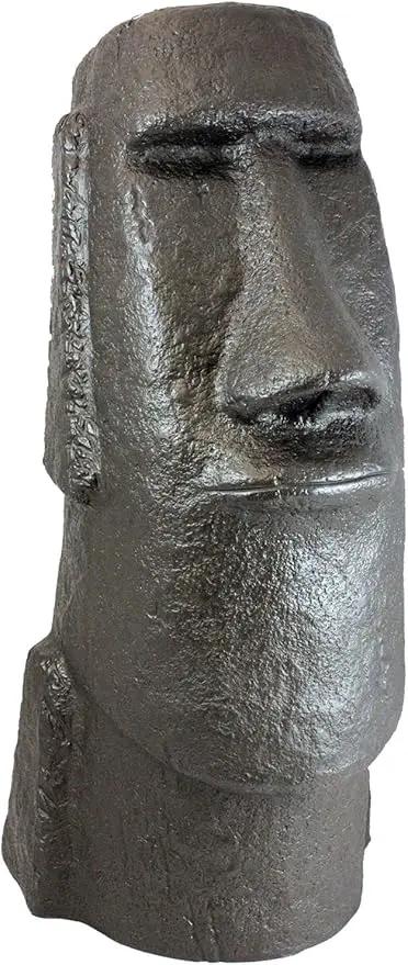 Emsco Group 92308 Easter Island Head Garden Statue, Bronze by GreenHaven Gardens