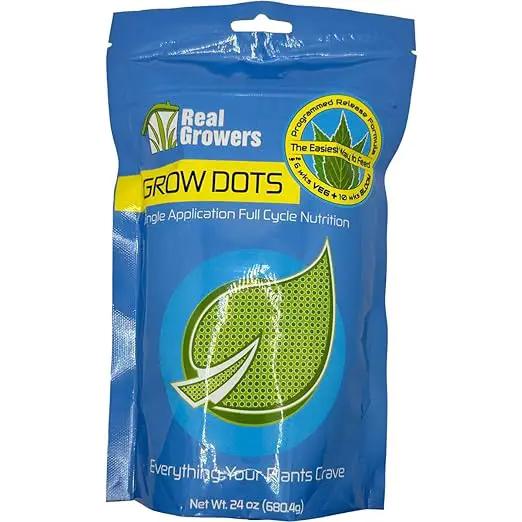 Grow Dots Plant Food, Single-Application, Programmed-Release Plant Nutrient Fertilizer (24oz) by GreenHaven Gardens