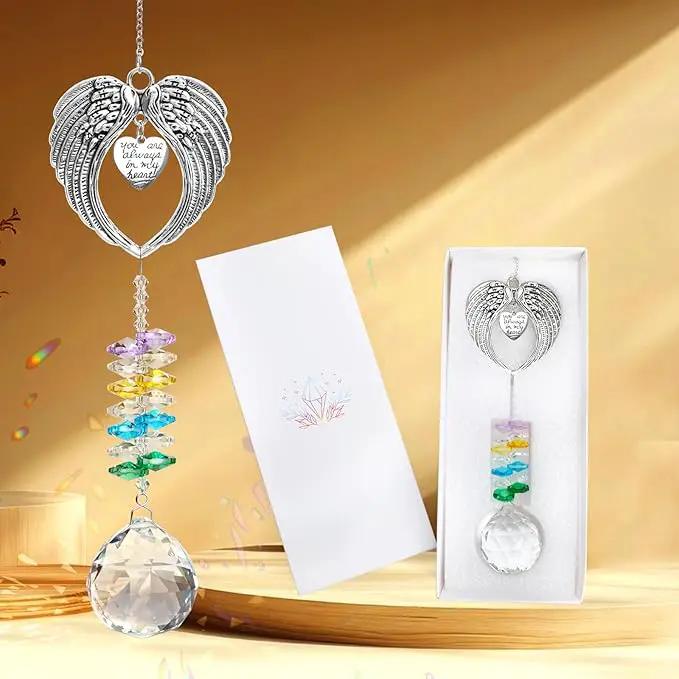 Sympathy Gifts for Loss of Loved One Crystal Suncatcher Sympathy Rainbow Bereavement Grief Memorial Gifts Ideas for Loss of Mom Dad Friend Child Cat Dog Pet by GreenHaven Gardens