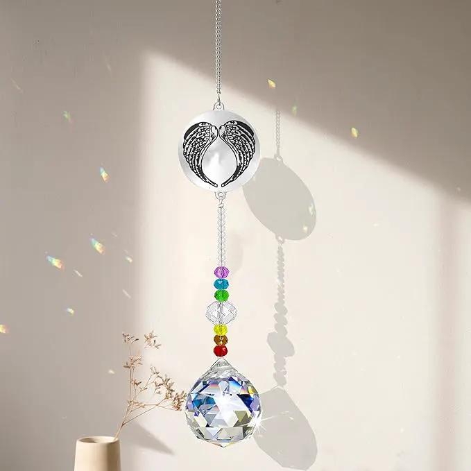 Memorial Gifts Crystal Suncatcher,Unique Sympathy Gifts for Loss of Loved One,Rainbow Maker Bereavement Gifts Box for Loss of Father Mom Dad Son Daughter Husband Brother Grandmother (Mom) by GreenHaven Gardens
