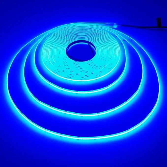 32.8ft(10M) DC 24V Blue COB LED Strip Light IP65 Waterproof 3840LEDs Uniform Glow Dotless Flexible LED Tape Lights for DIY Garden Backyard Hallways Stairs Decoration(No Power Supply) by GreenHaven Gardens