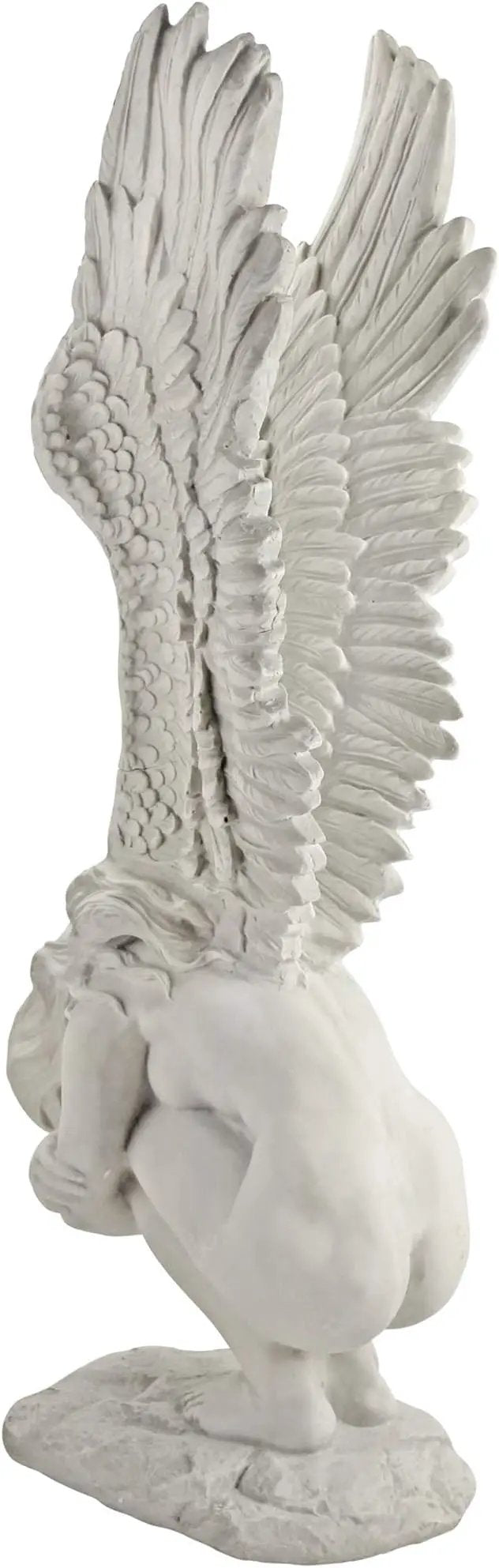 Design Toscano Remembrance and Redemption Angel Religious Indoor/Outdoor Garden Statue, Large 30 Inch Tall, Cast Stone Resin, Antique Stone Finish by GreenHaven Gardens