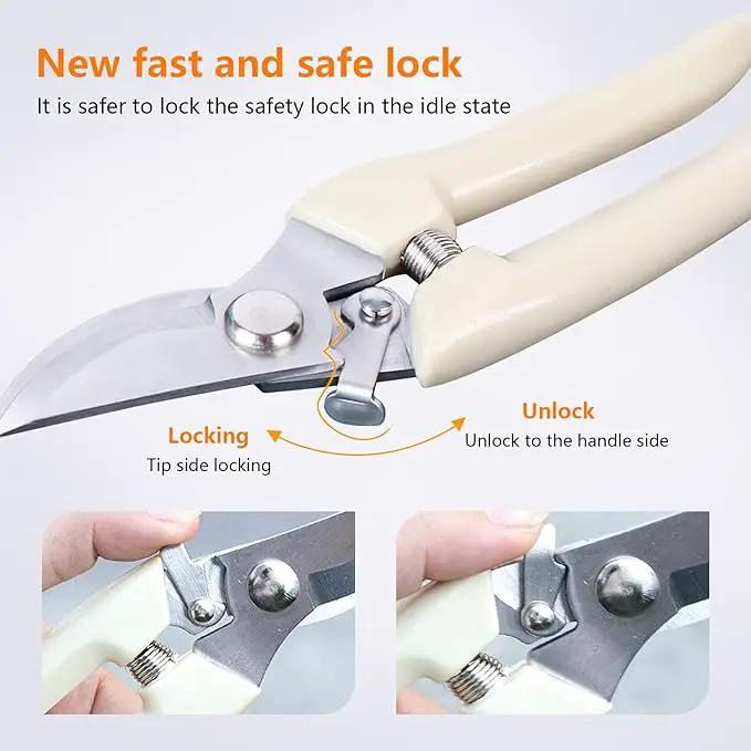 20 Pcs Garden Scissors for Plant, Tip Pruning Shears for Cutting Flowers, Trimming Plants, Bonsai and Fruits Picking (Bypass Blade Pruner) by GreenHaven Gardens