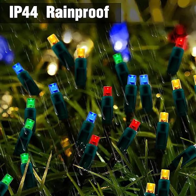 6Ftx4Ft LED Christmas Net Lights Green Wire,Connectable UL Certified Waterptoof Net Lights for Bushes Trees Shurb Garden Outdoor Christmas Decorations by GreenHaven Gardens
