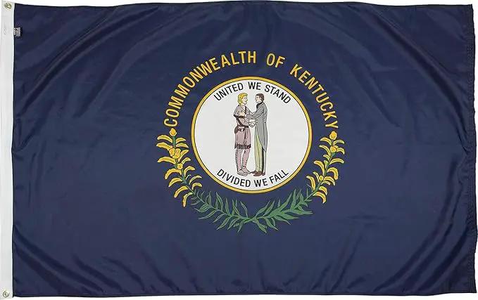 FlagSource Kentucky Nylon State Flag, Made in USA, 4x6' by GreenHaven Gardens