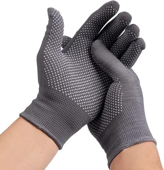 24Pcs Work Gloves Anti-slip Knitted Stretchy Cloth Glove Thin Moist Glove Liners by GreenHaven Gardens