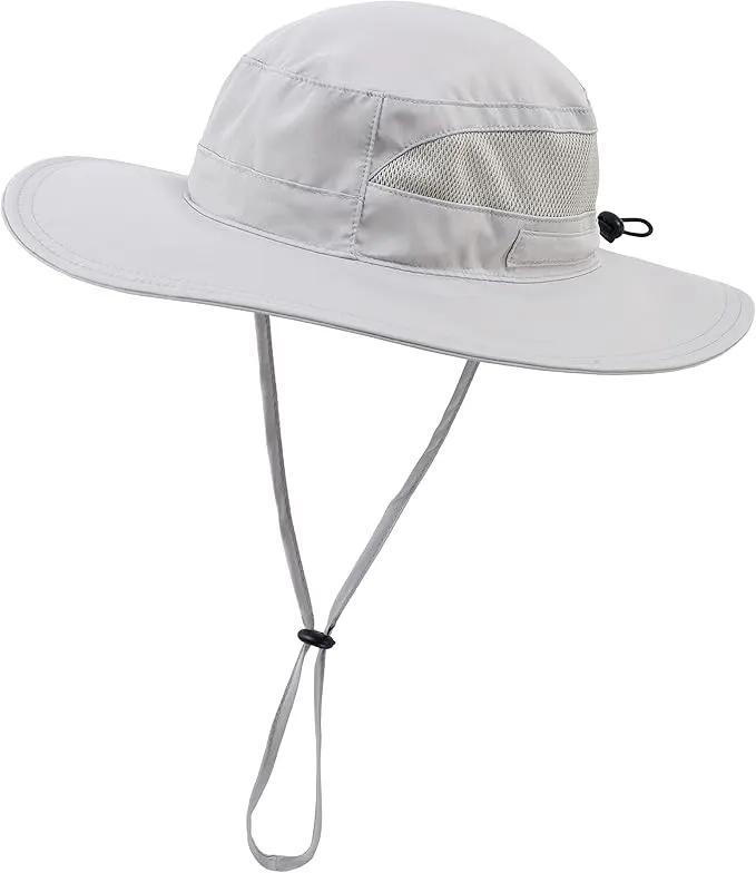 Connectyle Women's UPF 50+ Sun Hat UV Protection Wide Brim Bucket Hat Summer Beach Hats Fishing Hiking Outdoor Safari Hats by GreenHaven Gardens