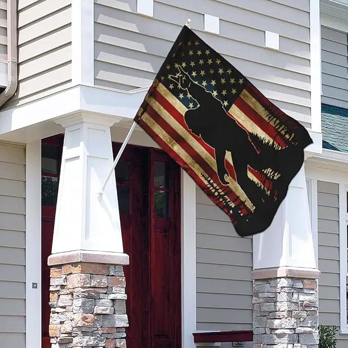 FLAGWIX American Flags, Sasquatch Bigfoot American Flag - 4th of July, Independence Day Decorations for Home, House Flag (29.5" x 39.5") - USA Flags Premium Polyester, Decorative Indoor Outdoor Flag by GreenHaven Gardens