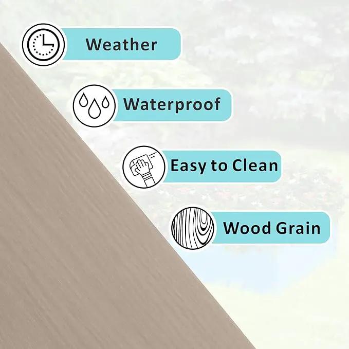 HDPE Raised Garden Bed 47.24 * 24.4 * 9.65 in,Vegetable Planter Bed Outdoor,Elevated Horticulture Planter Bed,Waterproof,Rot-Resistant and Non-Cracking Above Ground Garden Bed(Light Brown) by GreenHaven Gardens