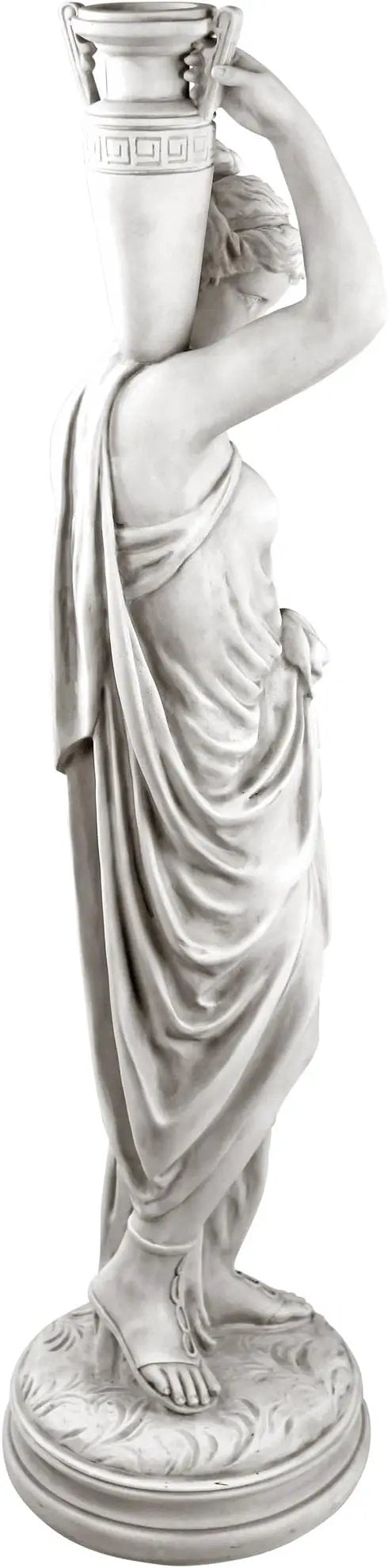 Design Toscano Dione the Divine Greek Water Woman Indoor/Outdoor Garden Statue, Grande, 38 inches tall, Cast Stone Resin, Antique Stone Finish by GreenHaven Gardens