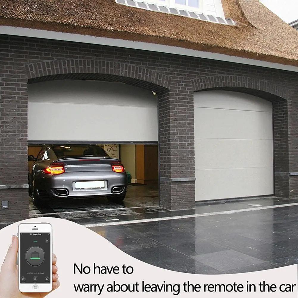 Smart Wi-Fi Garage Door Opener Remote,APP Control, Compatible with Alexa, Google Assistant, Siri, No Hub Required by GreenHaven Gardens