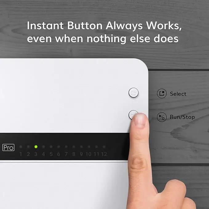 Yardian Pro Smart Sprinkler Controller 8 Zone - Control Buttons, Apple HomeKit, Alexa, Google Assistant and Home Assistant Compatible, Enhanced Wi-Fi, RJ45, Level VI Worldwide Power Supply by GreenHaven Gardens
