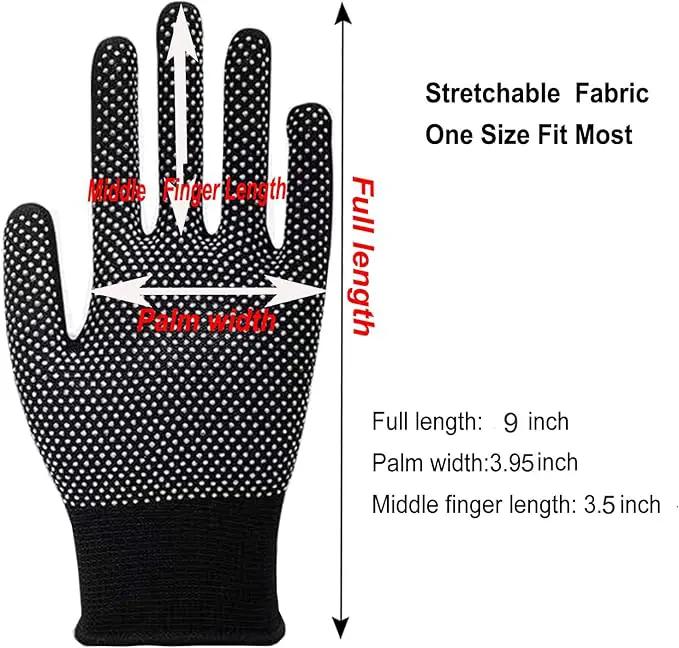 24Pcs Work Gloves Anti-slip Knitted Stretchy Cloth Glove Thin Moist Glove Liners by GreenHaven Gardens