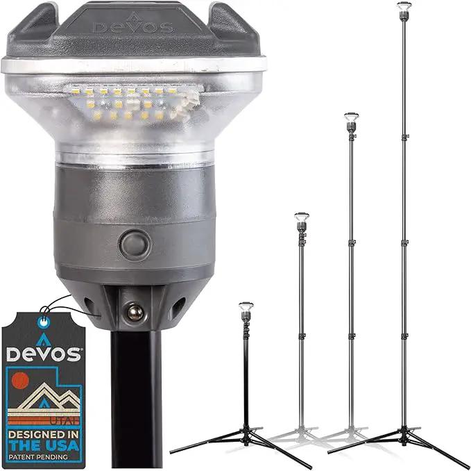 Devos Outdoor LightRanger 1200 - High-Performance LED Tripod Lantern with Adjustable Height, 1200 Lumens Brightness, and Long Battery Life. by GreenHaven Gardens
