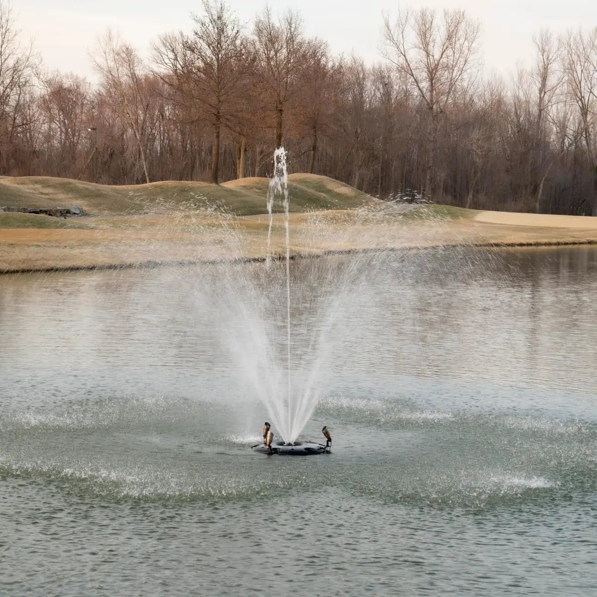 HALF OFF PONDS Floating Fountain – 1 HP Pond Aerator, 200' Cord – 15,000 GPH Water Pump – 13 Spray Patterns – Energy-Efficient for Large Ponds, Lakes & Water Gardens by GreenHaven Gardens