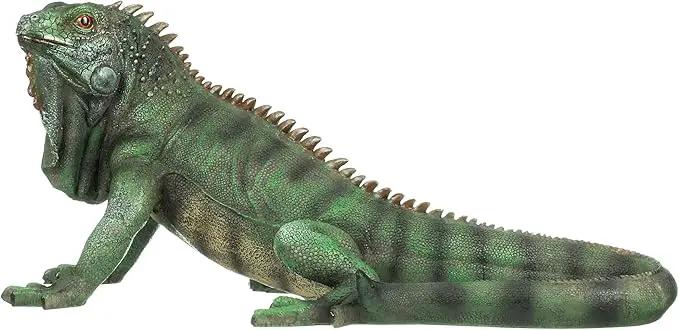 Design Toscano Iggy The Iguana Indoor/Outdoor Garden Statue, Large, 22 Inch Long, Cast Stone Resin, Full Color Finish by GreenHaven Gardens