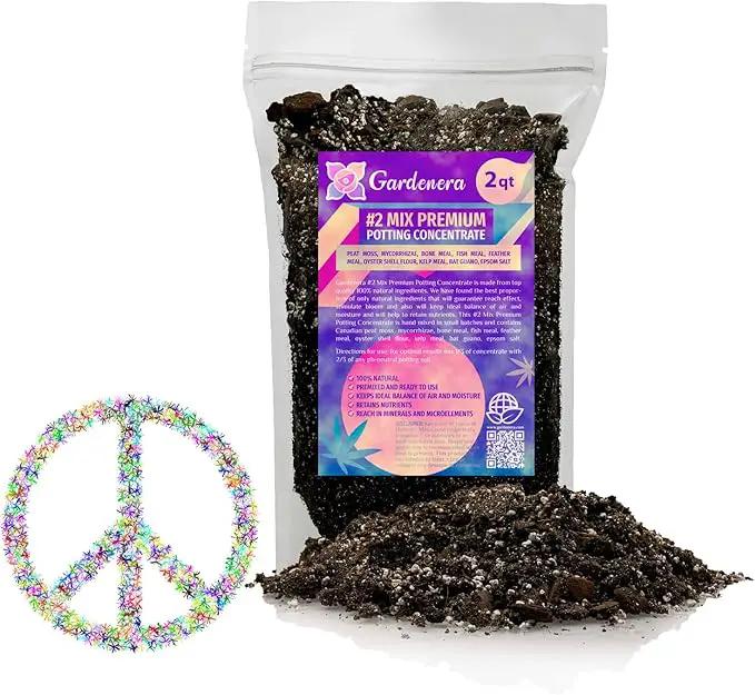 Organic Photoperiod Plants Potting Soil Mix - Perfect Balance of Nutrients, Drainage, and Aeration for Thriving Photoperiod Plants - 2 Quart by GreenHaven Gardens