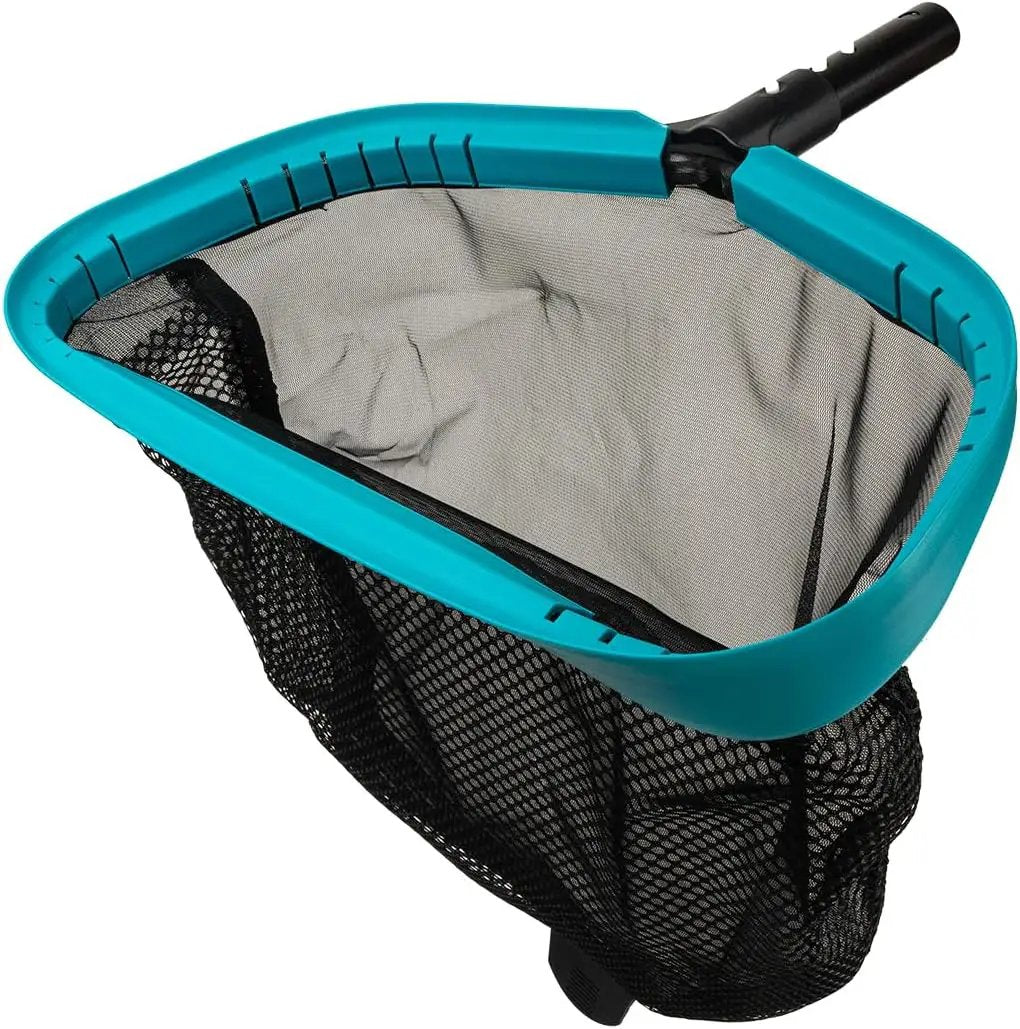 XtremepowerUS 17" Wide Pool Net, Professional Swimming Pool Leaf Skimmer Nets for Cleaning Double-Layer Deep Net Easy Scoop Edge,Debris Pickup by GreenHaven Gardens