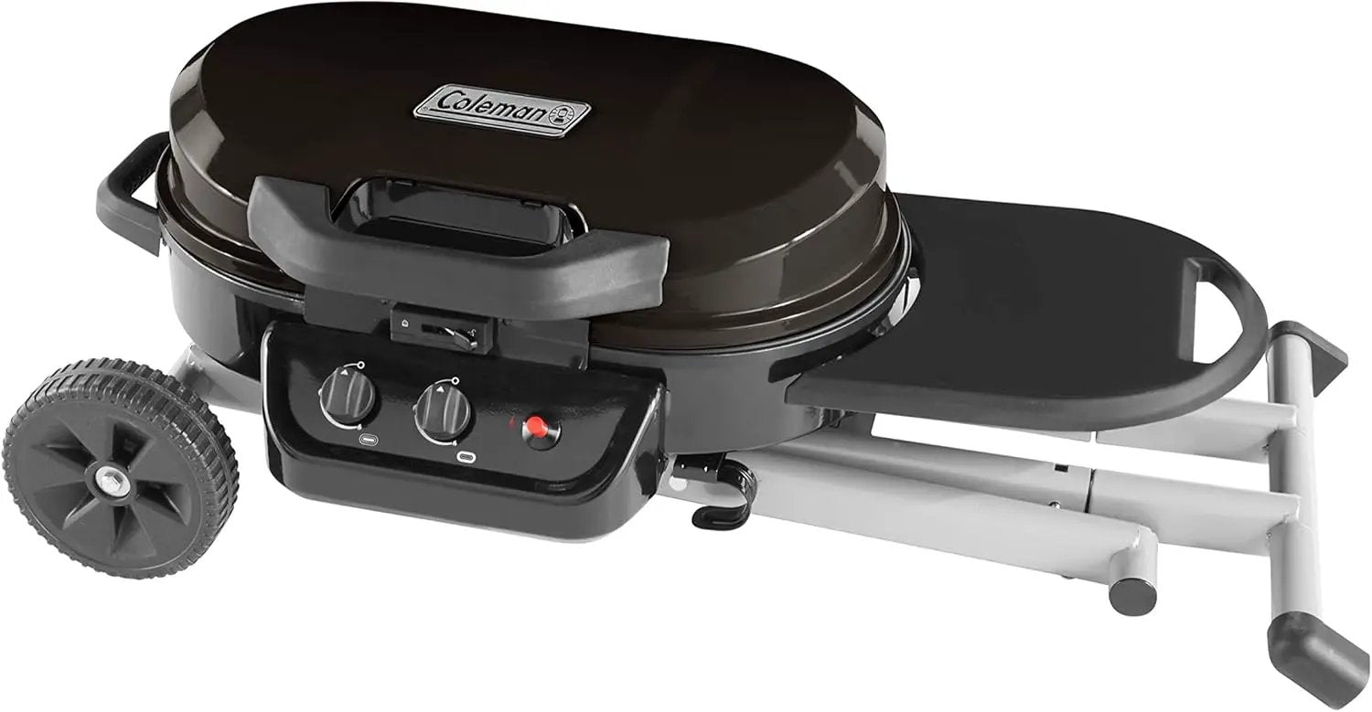 Coleman RoadTrip 225 Portable Propane Grill, 2-Burner Gas Grill with Matchless Ignition & Adjustable Temperature Control, 11,000 BTUs of Power for Grilling, Tailgating, Camping, BBQ, & More by GreenHaven Gardens