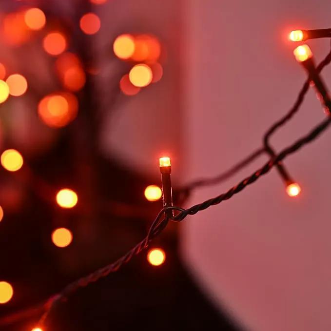 300 LED Halloween Lights, 118FT Waterproof Halloween String Lights, Orange Halloween Lights Outdoor with 8 Lighting Modes for Halloween Outdoor Party Yard Garden Decoration by GreenHaven Gardens