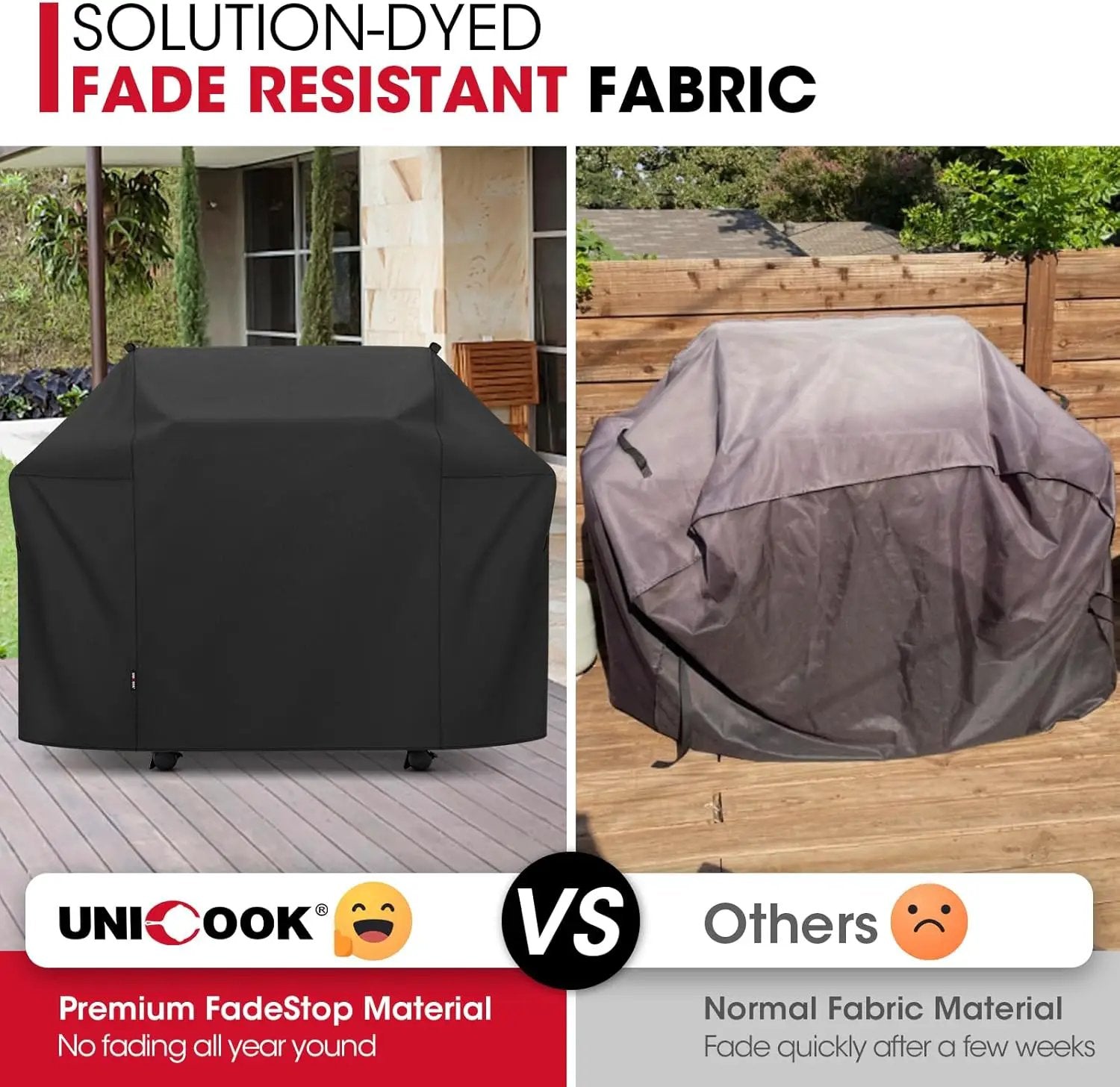 Unicook Grill Cover Compatible with Weber Summit 400 Series, Heavy Duty Waterproof Outdoor BBQ Cover 64 Inch, All-Season Protection Barbecue Gas Grill Protector, Compared to Weber 7108 by GreenHaven Gardens
