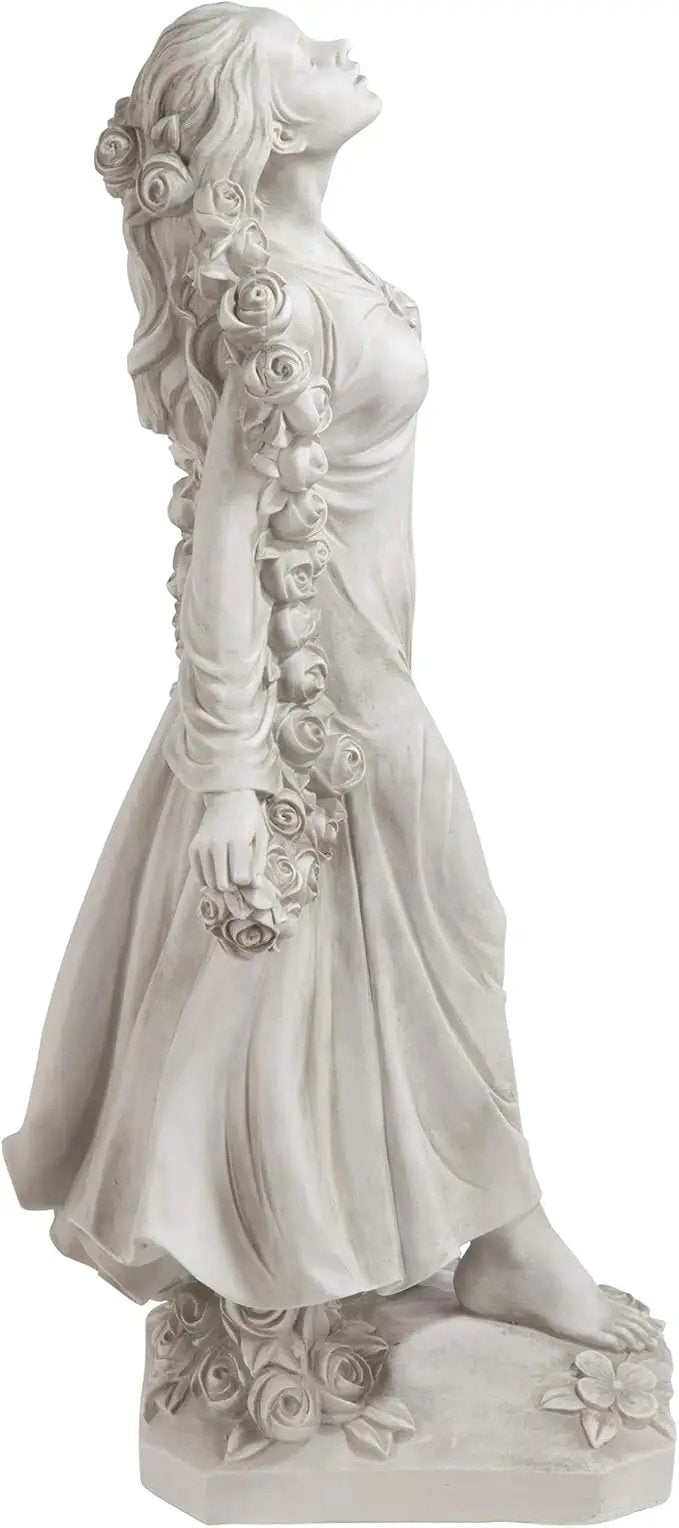 Design Toscano KY47018 Flora Divine Patroness of Gardens Roman Statue, 14 Inches Wide, 14 Inches Deep, 31 Inches High, Antique Stone Finish by GreenHaven Gardens