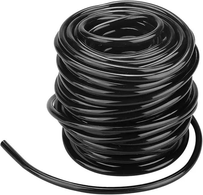 Garden Watering Tube, 4mm Drip Irrigation System Hose Blank Distribution Misting Tubing Main Line Automatic Water Pipe DIY Small Lawn Agriculture Hydroponics Flower Patio Emitters Bubbler Sprinkle 20M by GreenHaven Gardens