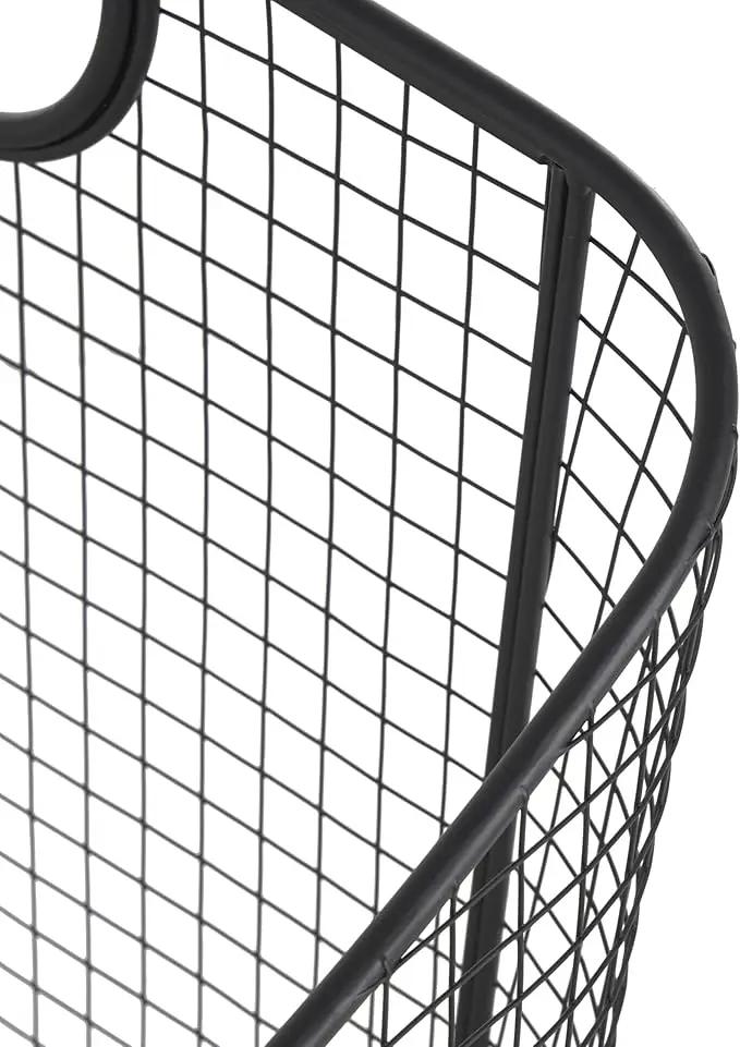 Deco 79 Metal Decorative and Functional Storage Basket Deep Basket Organizer with Round Handles, Basket for Storage 20" x 18" x 20", Black by GreenHaven Gardens