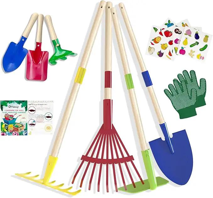 Kids Gardening Tools Outdoor Toys Set Backyard Play Educational STEM Learning Pretend Toys Outdoor Indoor for Toddlers Kids Boys Girls by GreenHaven Gardens