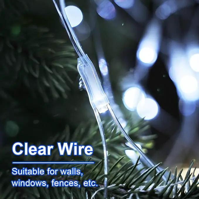 White Net Lights for Bushes - 360 LED Christmas Net Lights Plug in with Remote, 12 x 5ft Extendable 8 Modes Christmas Net Lights Waterproof for Gazebo Lawn Wedding Patio Garden Bush Tree Decoration by GreenHaven Gardens