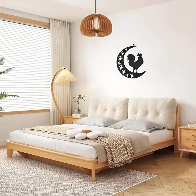 Rooster Metal Wall Art Outdoor Decor-12 Farmhouse Wall Decor Animal Cock Wall Hanging Decor Silhouette Wall Art for Farmhouse Kitchen Home Garden Wall Decoration by GreenHaven Gardens