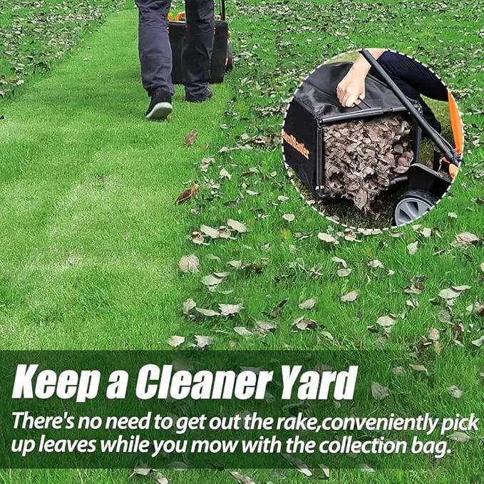 LawnMaster CLMF4817E 48V MAX* Brushless Mower with 2X24V MAX* 4.0Ah Battery and a Dual Charger by GreenHaven Gardens