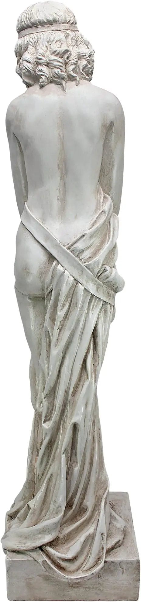 Design Toscano Harmonia Greek Woman Patroness of Harmony Indoor/Outdoor Garden Statue, 34 inches tall, Cast Stone Resin, Antique Stone Finish by GreenHaven Gardens