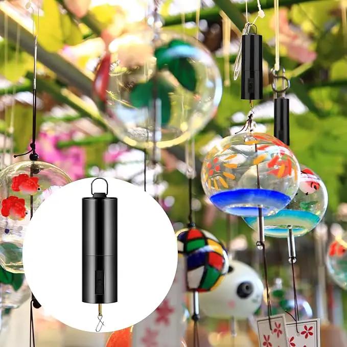 1 Piece Hanging Black Rotating Motor Wind Spinner Mobile Battery Operated Motor Multi-Purposes Rotatable Hook for Garden Decoration Accessory Supplies by GreenHaven Gardens
