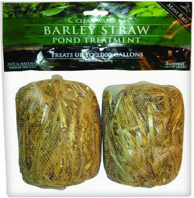 Summit...responsible solutions Summit 125 Clear-Water Barley Straw Bales, 2-Pack Treats up to 1000-Gallon by GreenHaven Gardens