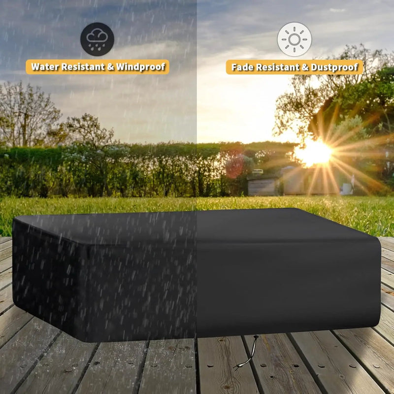 Grill Cover for Blackstone 1860 2225 On The Go Range Top Combo Griddle, Heavy-Duty 600D Tabletop BBQ Cover for Blackstone 22 inch Camping Griddle by GreenHaven Gardens