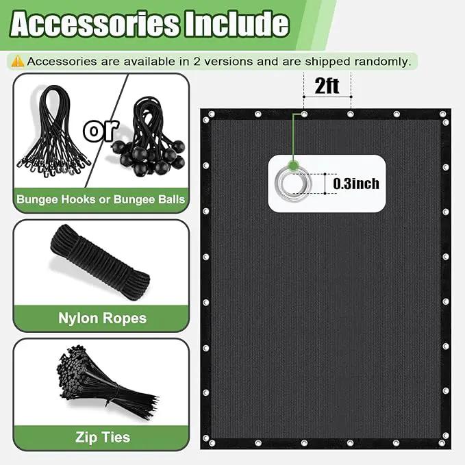 90% Outdoor Sun Shade Cloth, 12'×20' Pergola Shade Cover with Grommets, Privacy Screen Sunshades for Patio Garden Backyard Plant, Dark Grey by GreenHaven Gardens