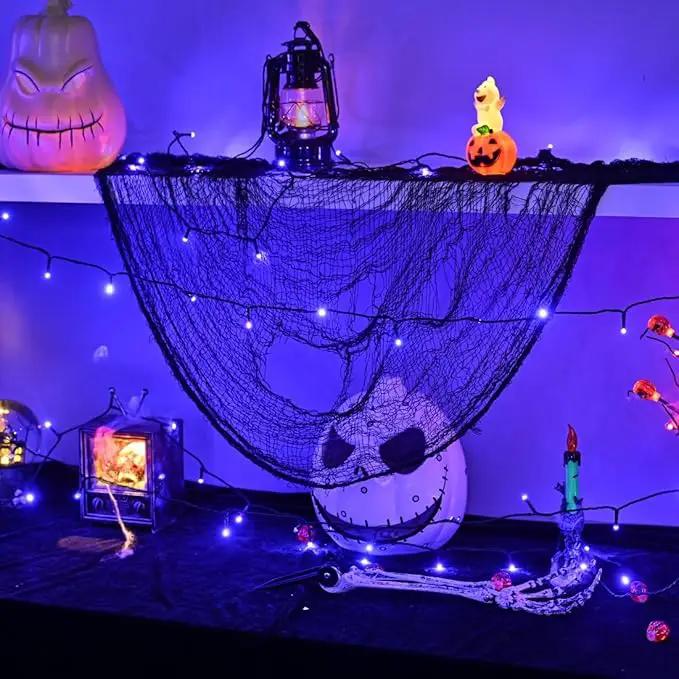 300 LED Halloween Lights, 118FT Waterproof Halloween String Lights, Purple Halloween Lights Outdoor with 8 Lighting Modes for Halloween Outdoor Party Yard Garden Decoration(118 Ft | Purple, 118 Ft) by GreenHaven Gardens