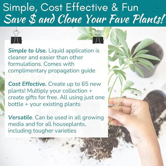 Houseplant Prop Drops - Propagation Promoter & Root Growth Hormone | Root Stimulator for Cuttings | Supports Stronger, Healthier Plants | Easy-to-Use Liquid Formula for Water & Soil Propagation | 8oz by GreenHaven Gardens