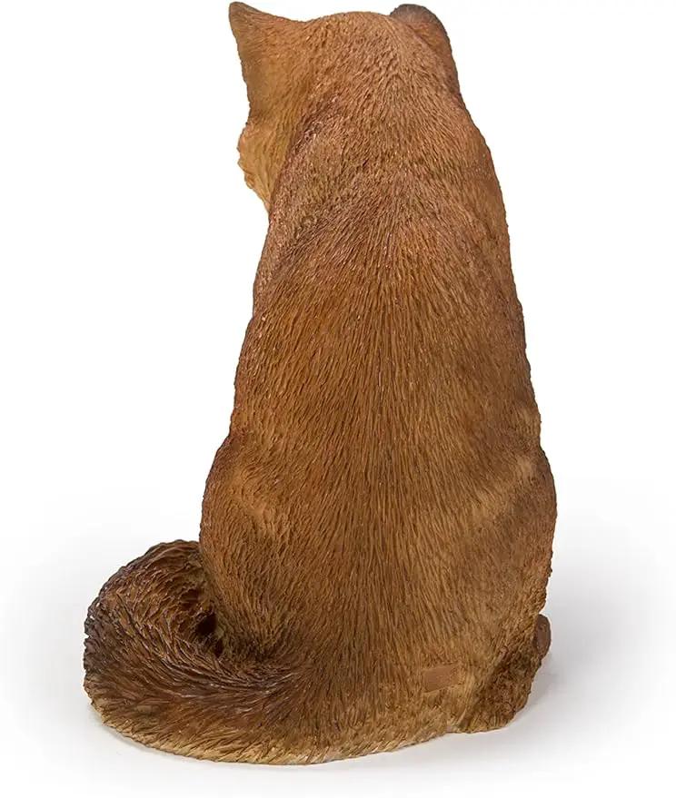 Hi-Line Gift Cuddling Mother and Baby Fox Garden Statue, Brown (87719-I) by GreenHaven Gardens