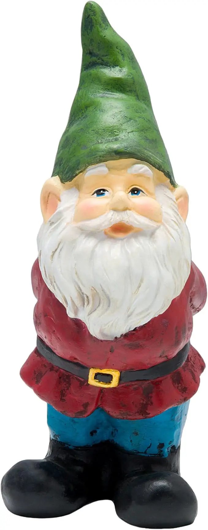 Alpine Corporation 11" Tall Classic Outdoor Garden Gnome Yard Statue Decoration by GreenHaven Gardens