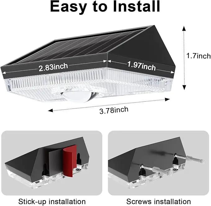 Ellasay Solar Fence Lights Outdoor: 10 Lighting Modes with RGB Solar Powered Deck Light - Waterproof IP65 - Led Lens Wall Decor for Garden Patio Backyard Porch 8 Pack by GreenHaven Gardens