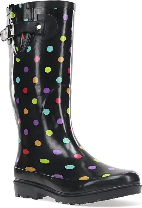 Western Chief Women's Tall Waterproof Rain Boot Outdoor Garden Shoes by GreenHaven Gardens