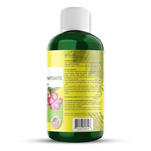Liquid Kelp Fertilizer for Desert Rose - Plant Food for Adenium & Desert Plants - Organic Seaweed Fertilizer for Robust Growth and Blooms (8 OZ) by GreenHaven Gardens
