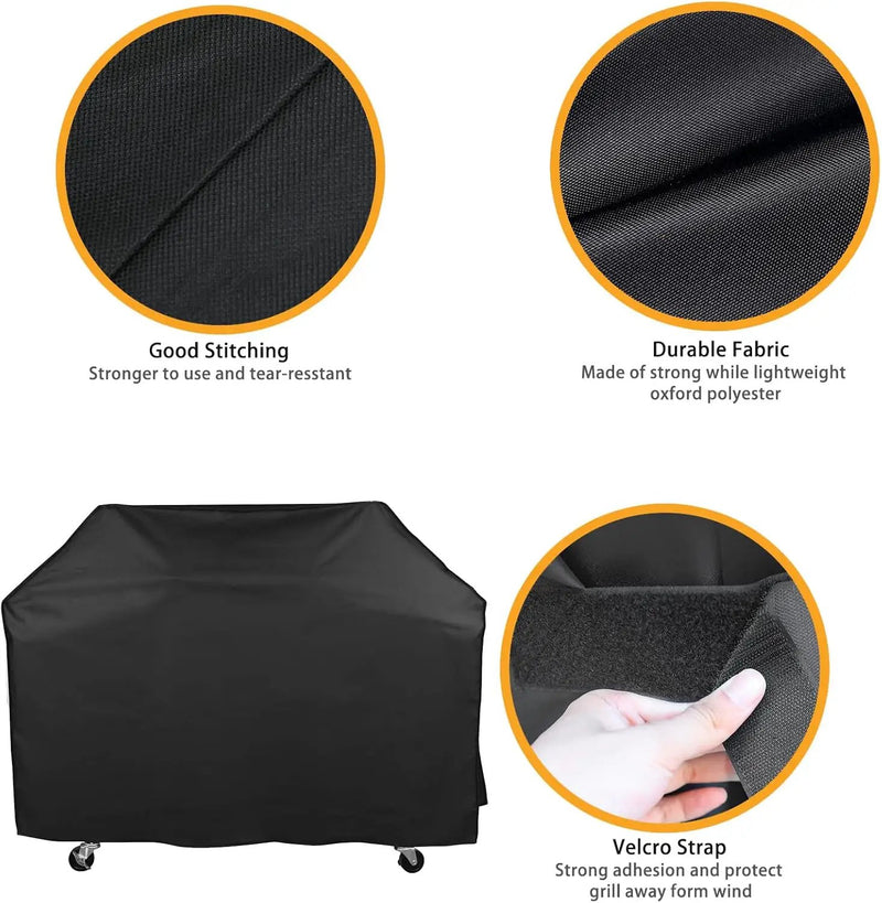 Grill Cover for Royal Gourmet Grill CD2030AN CD2030X SG6002 GA5401T, 59 inch CR5903 Heavy Duty Waterproof UV Resistant Cover, Outdoor Barbeque Grill Accessories by GreenHaven Gardens
