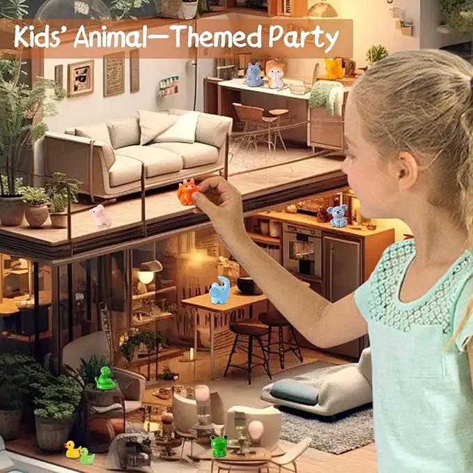 150 Pieces Mini Resin Animals Mini Resin Figures Tiny Resin Animals Model Set for DIY Miniature Garden Decor, Dollhouse Ornament,Succulents Plants Ornaments, Animals Party Favors by GreenHaven Gardens