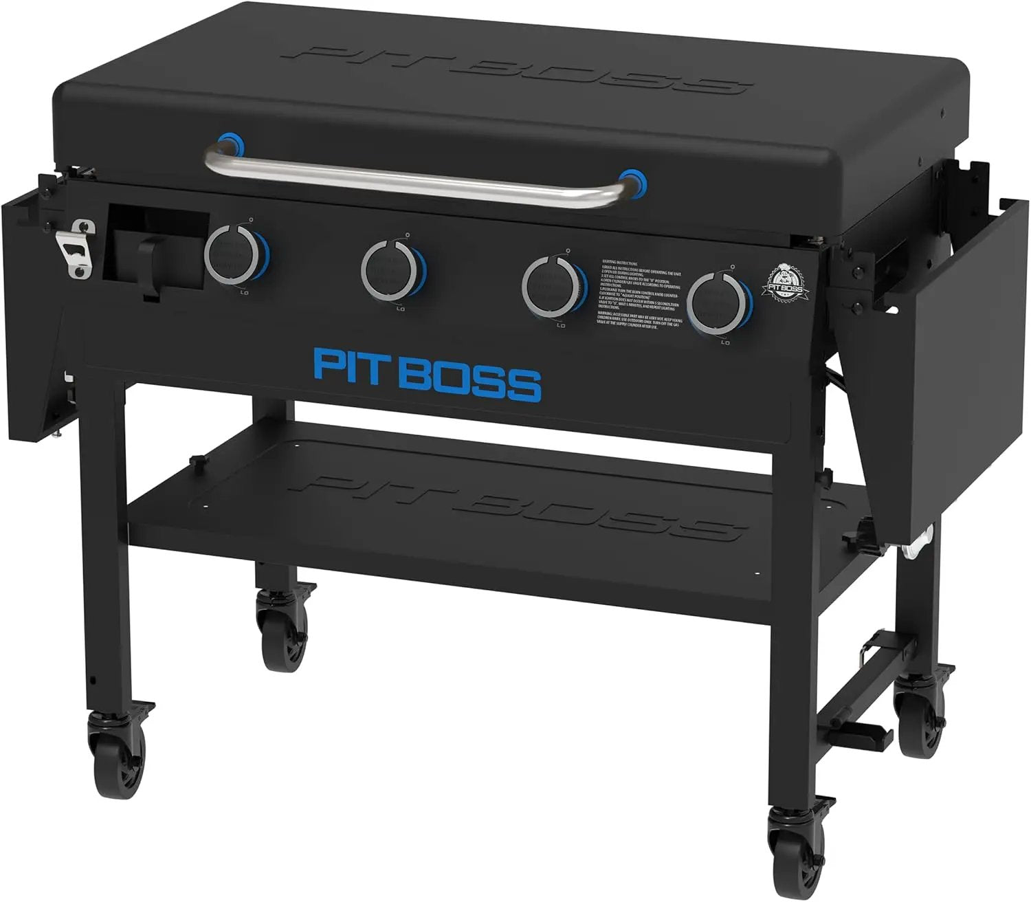 Pit Boss 10963 4-Burner Gas Griddle, Black by GreenHaven Gardens