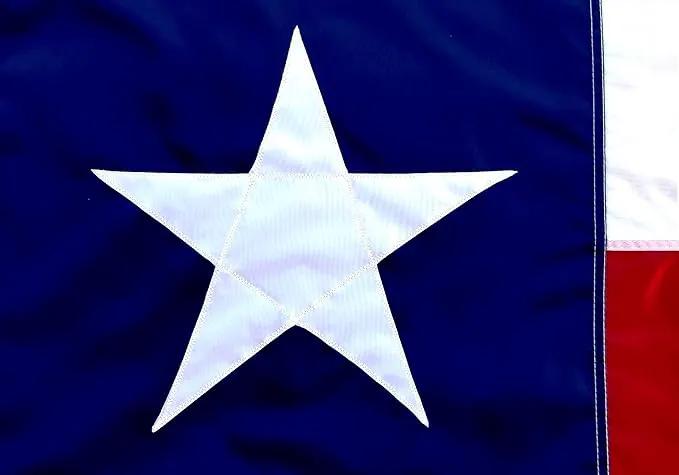 US Flag Factory 3x5 FT Texas State Flag (Sewn Star, Sewn Stripes) (Pole Sleeve) Outdoor SolarMax Nylon - Premium Quality - Made in America (3x5 FT (Pole Sleeve)) by GreenHaven Gardens
